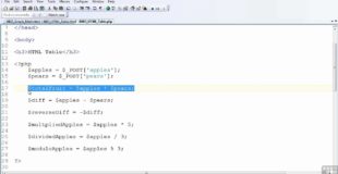 PHP / MySQL Tutorial | Creating HTML Tables with PHP | InfiniteSkills