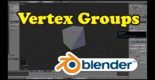 Blender 3d tutorial # Vertex Groups