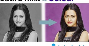 Converting Black and White Photo to Colour Photo – Photoshop Tutorial by tutsdaddy.com
