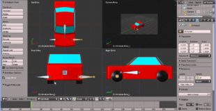 Blender 2.6 Tutorial Adding an Armature to the Model of a Car/Automobile Experimenting with Car Rigs