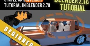 How To Simple Car Interior Modeling Tutorial In Blender 2.70