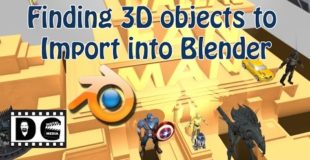 Blender: Finding Free 3D objects to Import into Blender