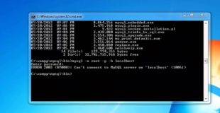 How to install MySQL on windows-MySQL Comand Line Client
