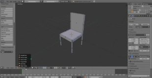 Blender basic chair Tutorial for beginners