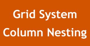 [ Twitter Bootstrap 3 In Arabic ] #10 – Grid System Column Nesting