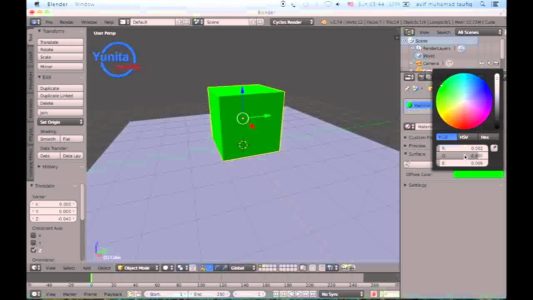 tutorial aurora 3d animation maker bahasa indonesia