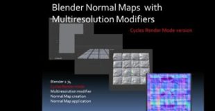 Blender Normal Maps ~Cycles Render and Multires