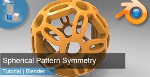 3d Tutorial | Spherical Pattern Symmetry | Blender 2.7x