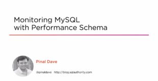 Course Preview: Monitoring MySQL with Performance Schema
