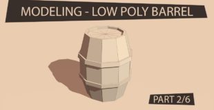 GAME ASSET TUTORIAL – Low Poly Modeling in Blender (PART 2/6)