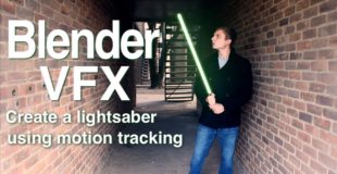 Blender VFX tutorial: Two point motion tracking.