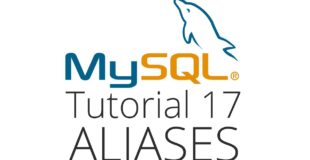 MySQL tutorial 17 – Aliases