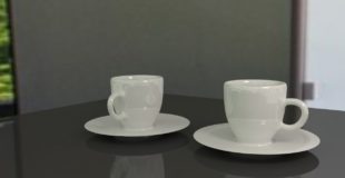 Tut 62 – Deutsch – Kaffee-Tassen inklusive Untertassen mit Blender Cycles Render erstellen