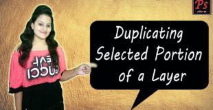 How to Duplicate Selected Portion of a Layer | photoshop tutorials By Ps Art