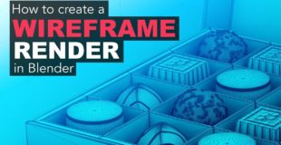 How to Render a Wireframe for Your Portfolio in Blender