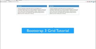 Bootstrap 3 Grid System Beginner Tutorial