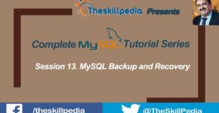 MySQL Tutorial #13 MySQL Backup and Recovery |MySQL Backup and Restore