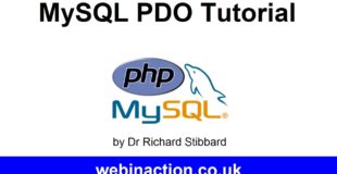MySQL PDO Tutorial Lesson 6 – Prepared statements with placeholders