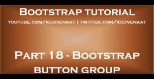 Bootstrap button group