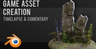 Gravestone | Game asset workflow | Tutorial | Blender