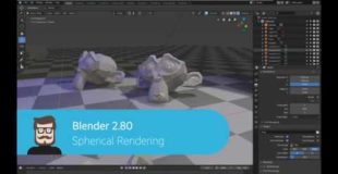 Spherical Rendering in Blender 2.80