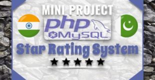 php tutorial for beginners in urdu: php mini project | star rating system in php with mysql in urdu