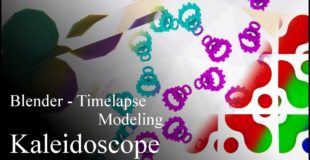 Blender 3D modeling timelapse – Kaleidoscope