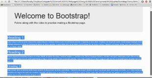Bootstrap Grid Layout Design