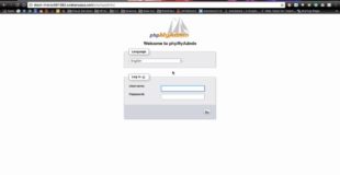 phpMyAdmin creating your first database tutorial