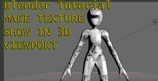 Show Textured Material In 3D Viewport – Blender Tutorial