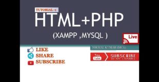 Tutorial -1 ||PHP ||EASY TUTORIAL||HTML ||DATABASE ||CSS