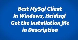 Best Mysql Client for Windows
