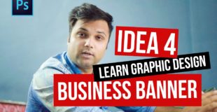 Business Event Banner + Logo Design Idea in Photoshop – #10BajeWalaIdea