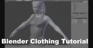 Blender Clothing Tutorial – 1 | Blender Shirt & Pants Modeling Tutorial for Female Character