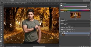 Photoshop tutorial How to change Background || Tagalog