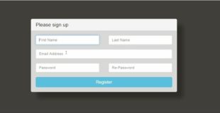Bootstrap | How to make register form with Bootstrap ?