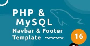 PHP Tutorial (& MySQL) #16 – Project Header & Footer