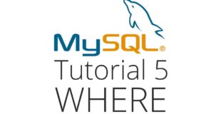 MySQL tutorial 5 – Using “Where”