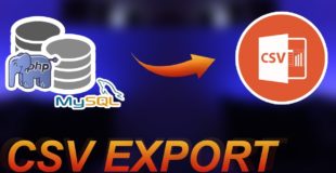 PHP Tutorial: Export MySQL Data To CSV File