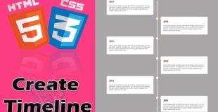 Vertical Timeline CSS Bootstrap | HTML5 Timeline Animation | HTML Timeline CSS