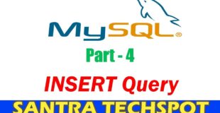 #4 | INSERT Query in MySQL Data Base | MySQL Tutorial in Tamil