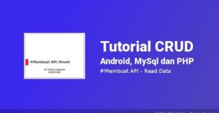 Menampilkan Data JSON dengan API | Tutorial CRUD Android, Mysql dan PHP #5