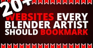 20+ websites every blender artist should bookmark