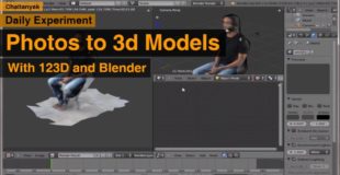 photos to 3d models with 123D and Blender