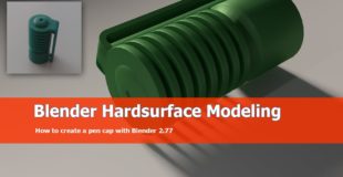 Blender Hardsurface Tutorial: Pencil Cap