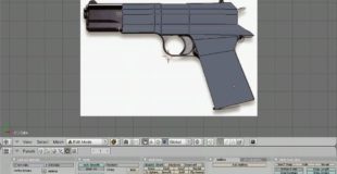 Blender tutorial gun