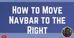 How to Align Navbar Item to the Right in Bootstrap 4