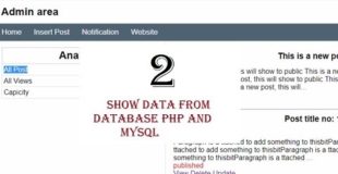 Article sharing website tutorial 2 back end database desing php/mysql