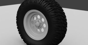 Modeling an offroad wheel – Blender 3D Tutorial (Part2)