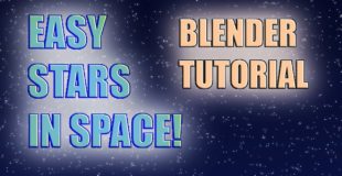 Blender Space Scene Background Tutorial | Stars | Blender Render Nodes